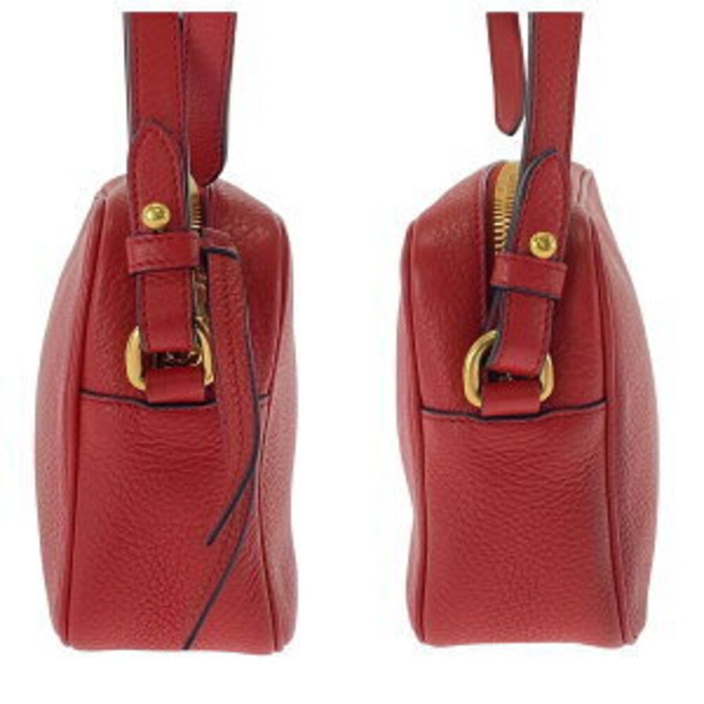 Prada leather red shoulder crossbody bag - Picture 6 of 9